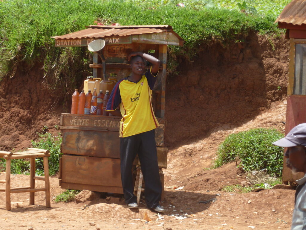 fuel seller in Butembo DRC